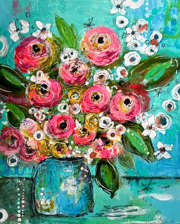 FOR THE LOVE OF PEONIES mixed media painting by Manda Marble_4885.jpg