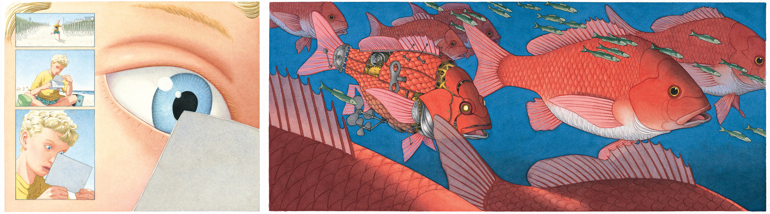 Flotsam, page 15 and pages 16-17