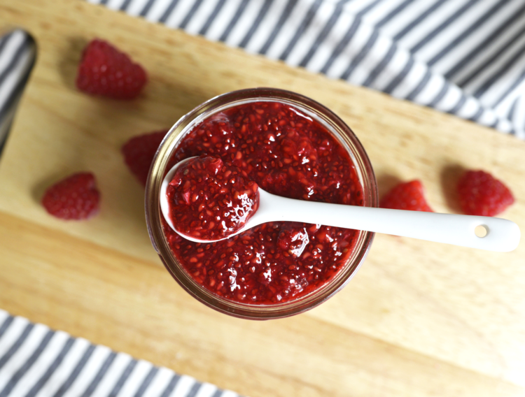 Raspberry Chia Seed Jam — Oh Baby