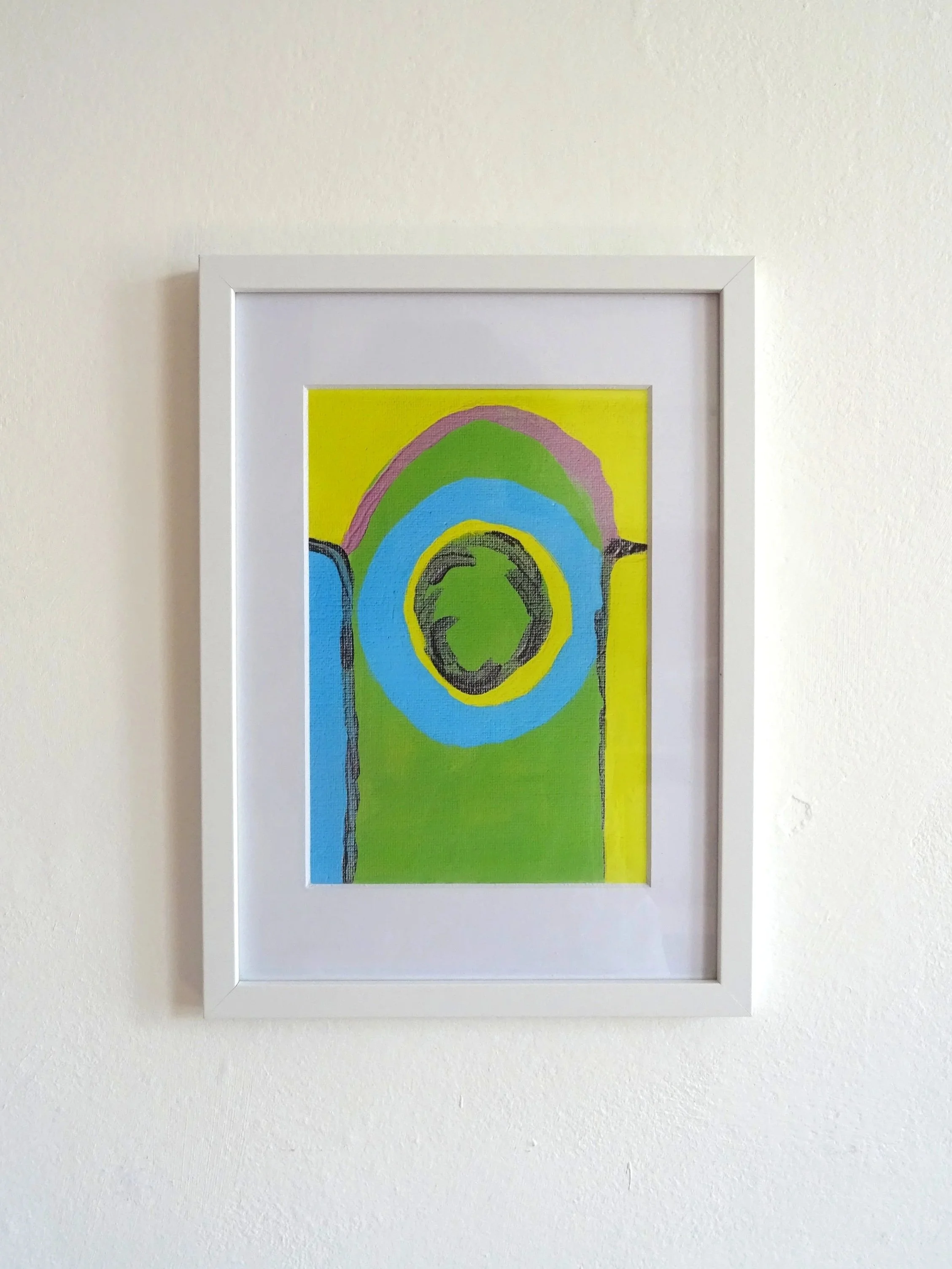 Green Archway, A5 Print, Framed. Donations of £35 +