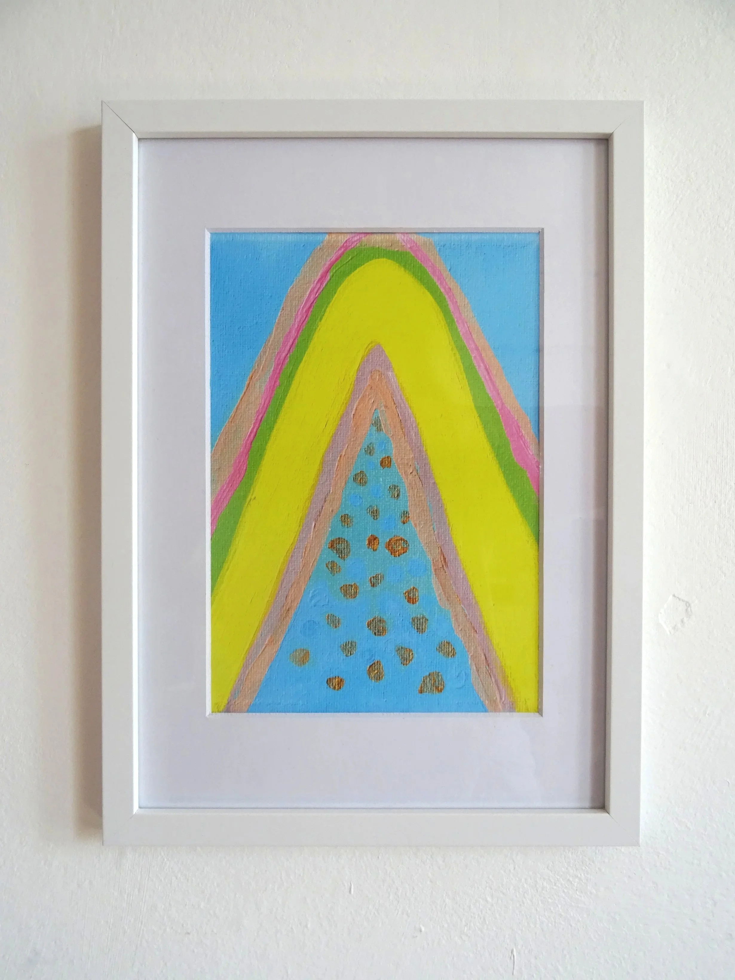Ice Cream Rainbow, A5 Print, Framed. 2026. Donations of £35 +