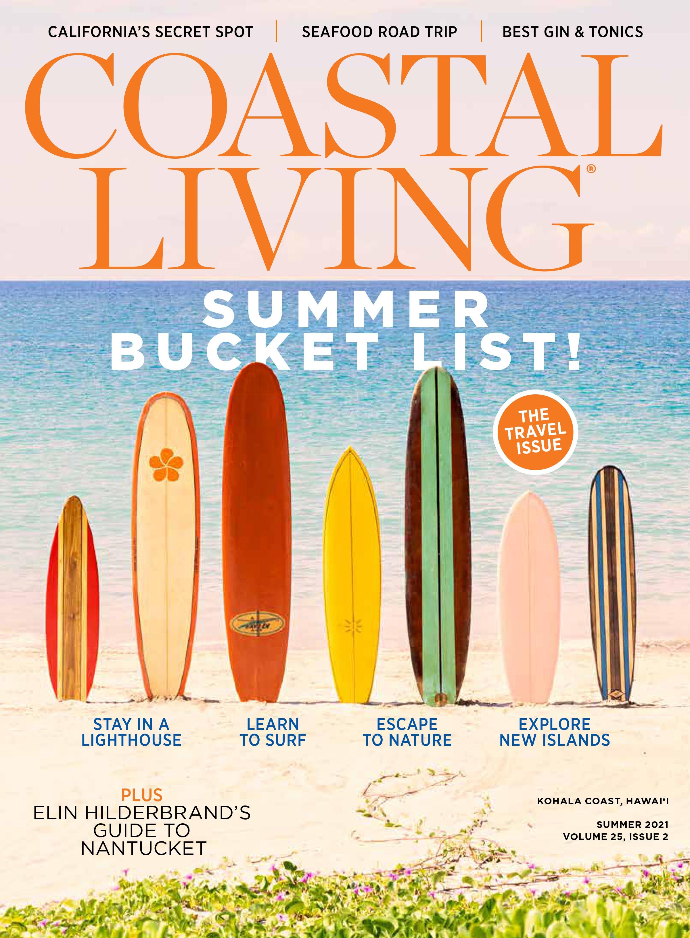 Coastal Living Magazine Summer 20021