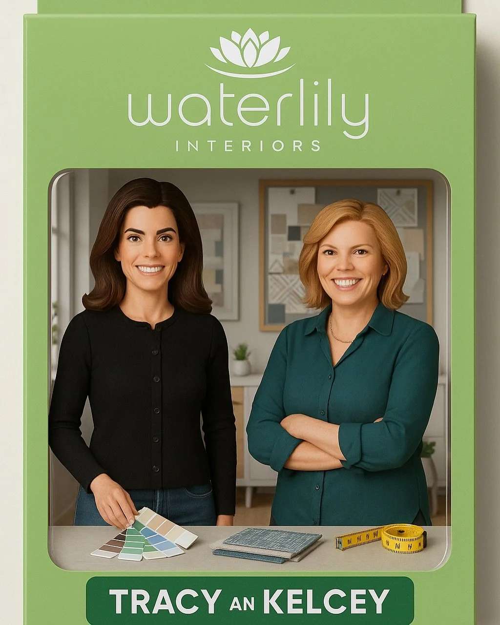 We had to jump on this #BarbieBoxTrend and we have to say they turned out pretty accurate! Have you created an #actionfigure of yourself yet? Let us know in the comments! #TheWaterlilyWay #InteriorDesigner