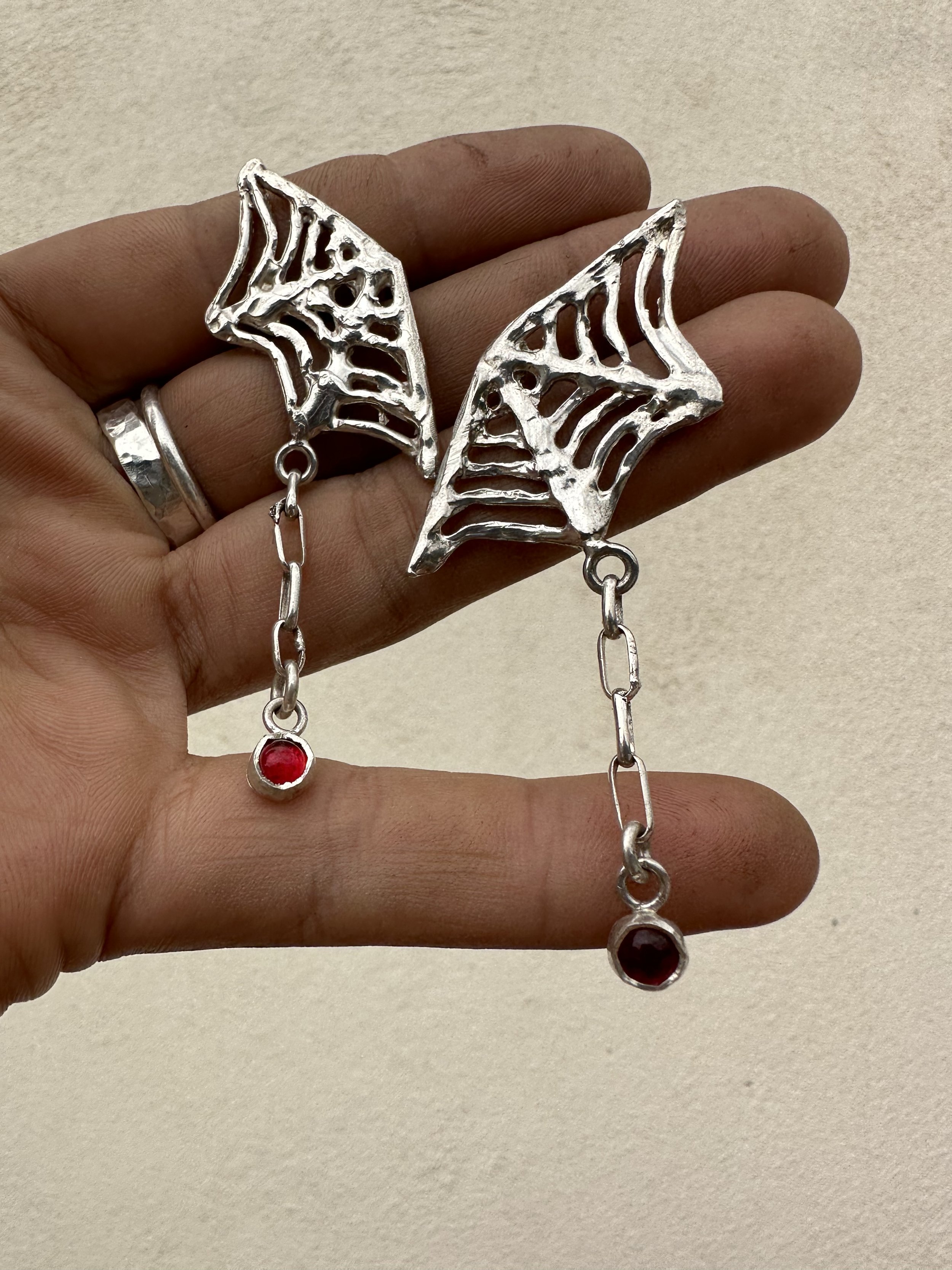 Wisdom WEb Earrings