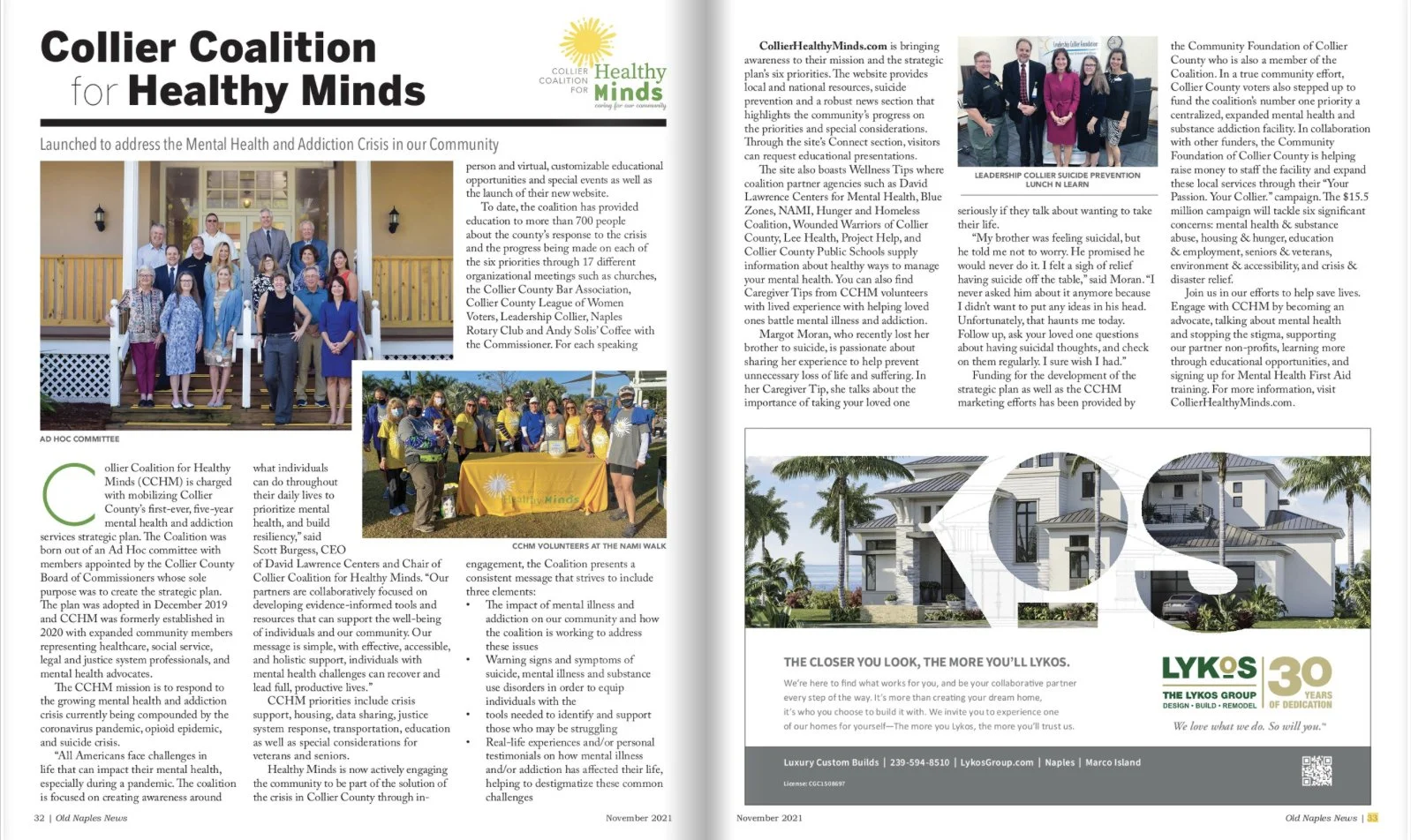 Collier Coalition for Healthy Minds Launched to address the mental health and addiction crisis in our community