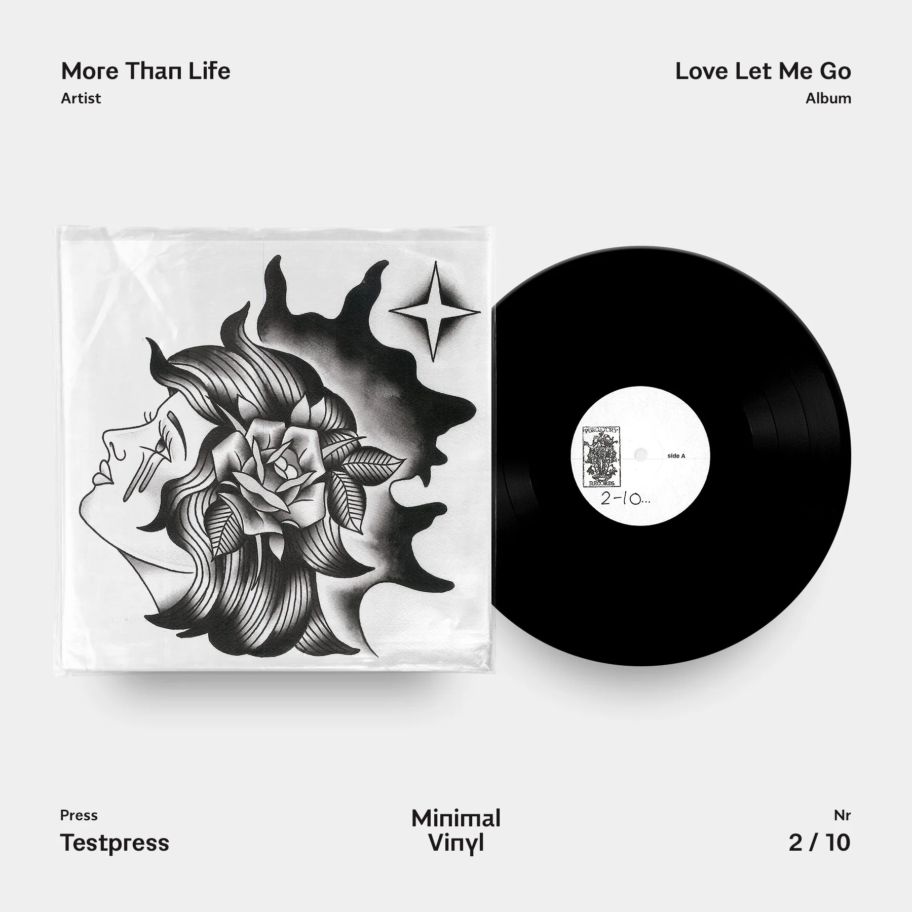 More Than Life Love Let Me Go Testpress Vinyl