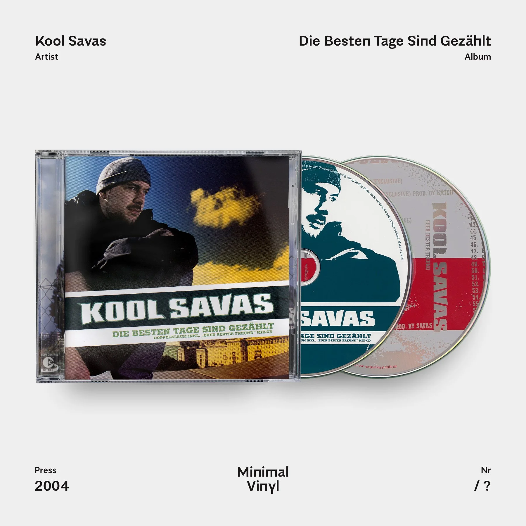 Kool Savas Die Besten Tage Sind Gezählt CD