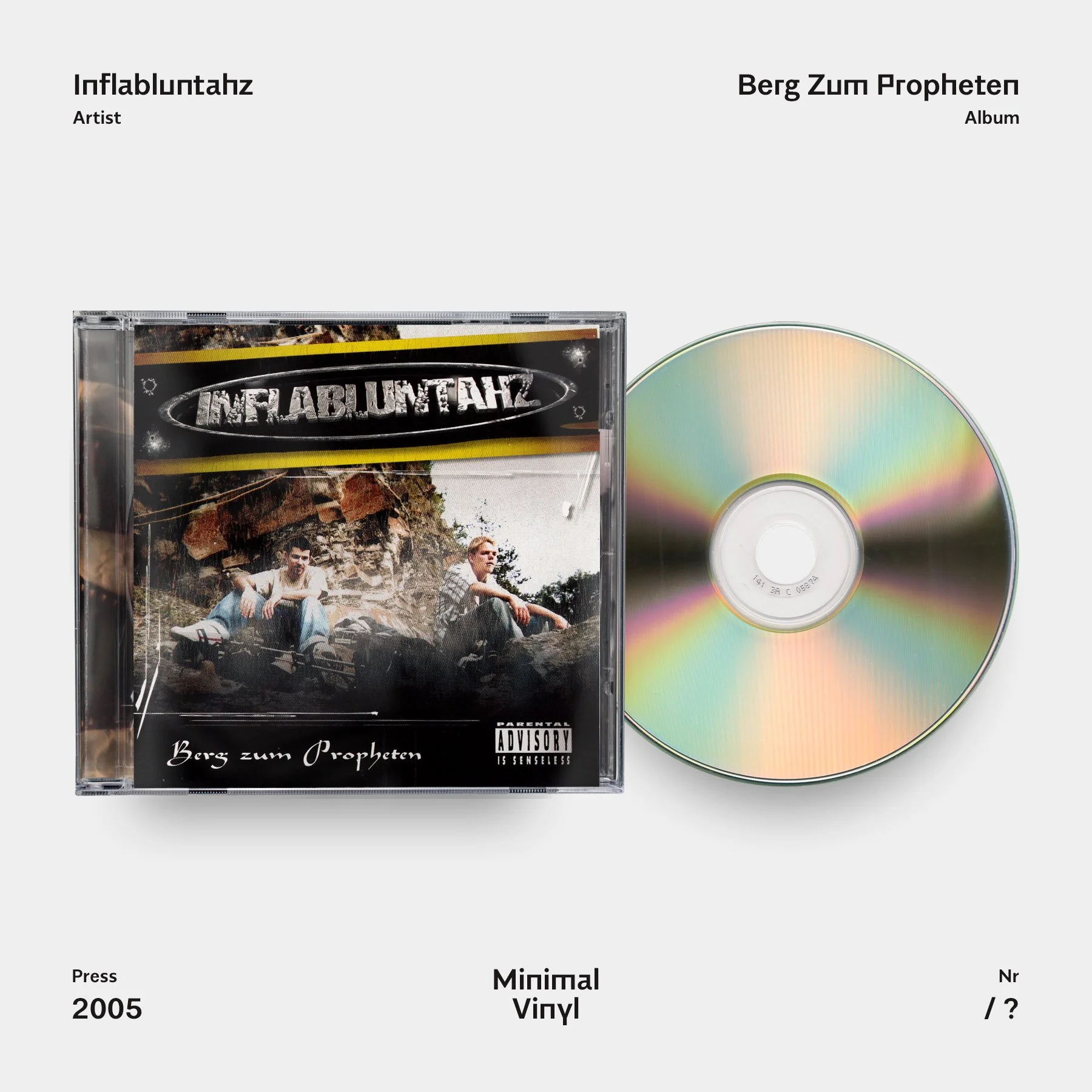 Inflabluntahz Berg Zum Propheten CD
