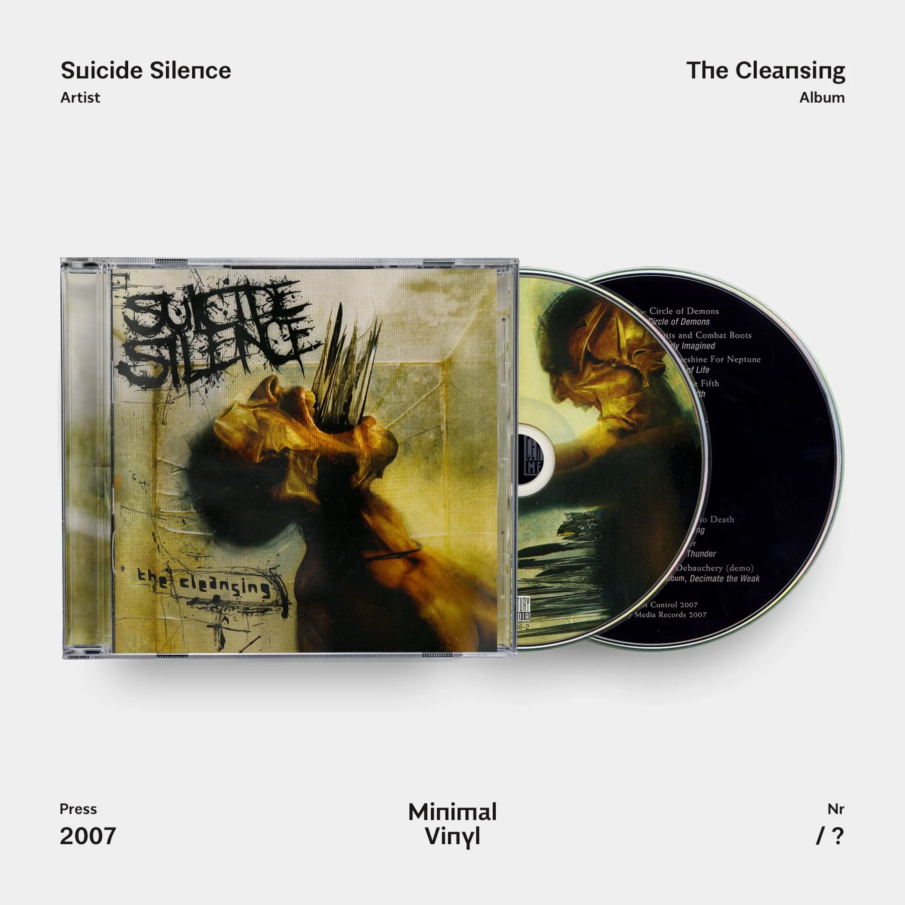 Suicide Silence The Cleansing CD