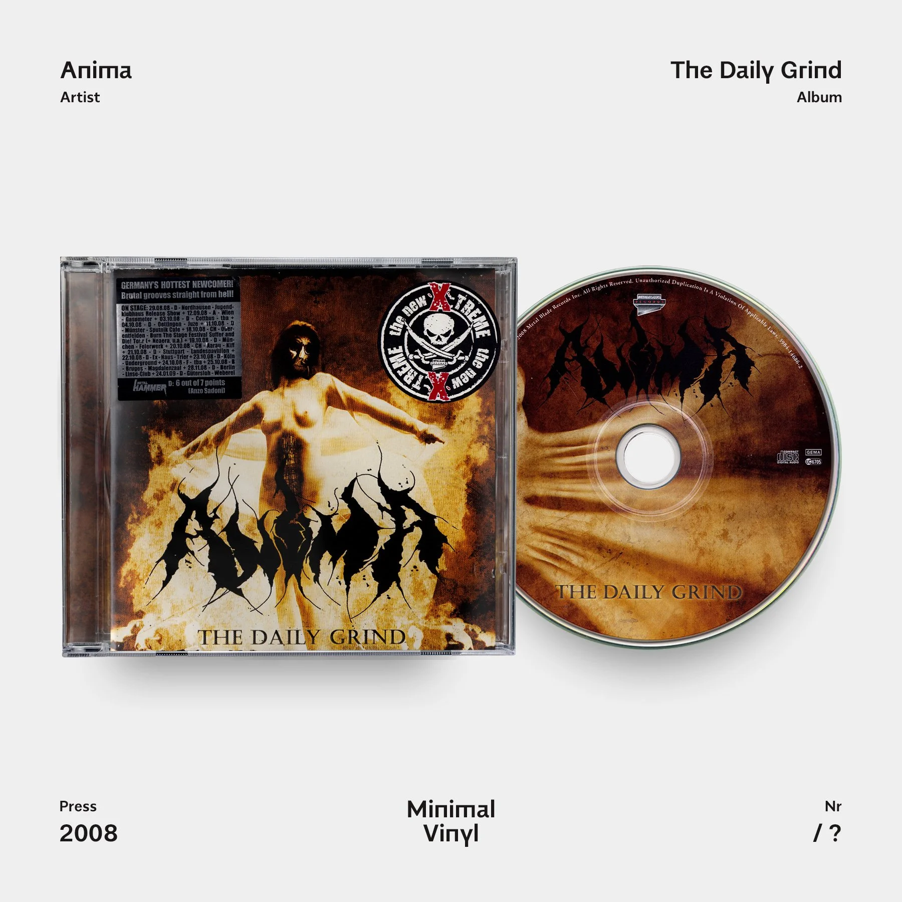 Anima The Daily Grind CD