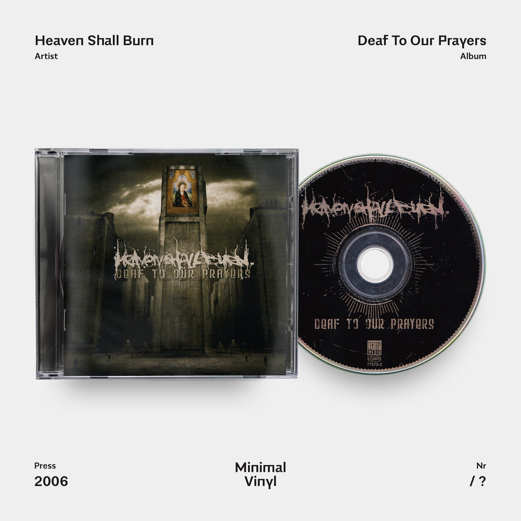 Heaven Shall Burn Deaf To Our Prayers CD