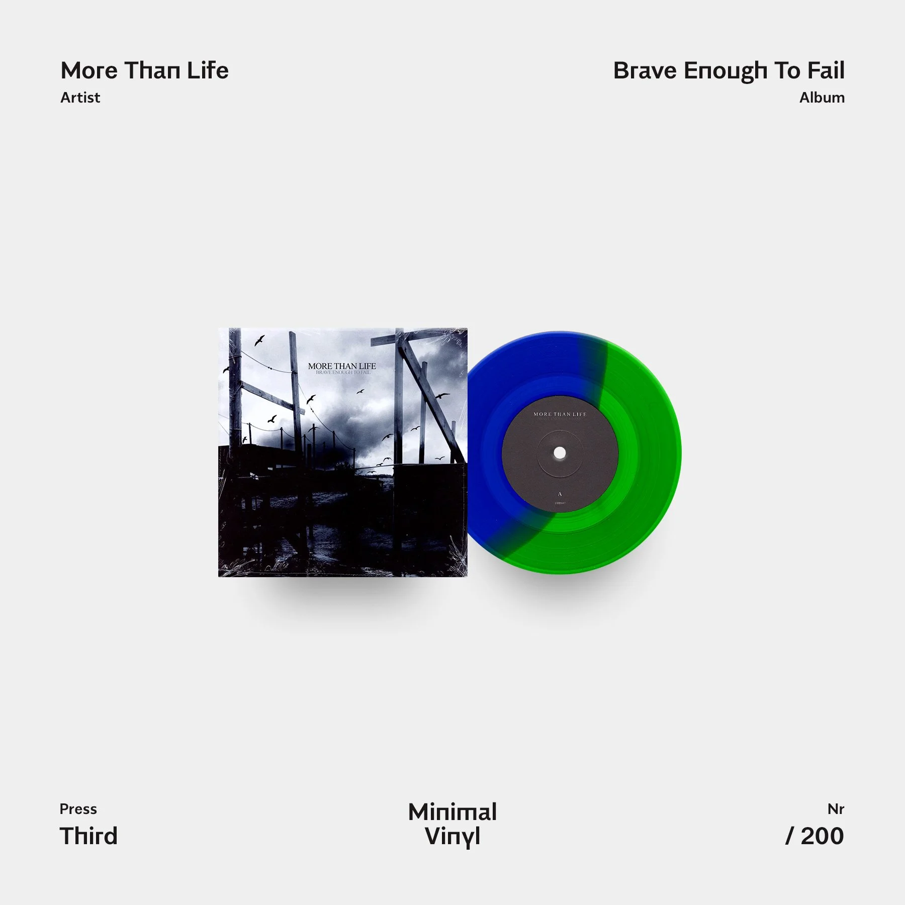 More Than Life Brave Enough To Fail Vinyl