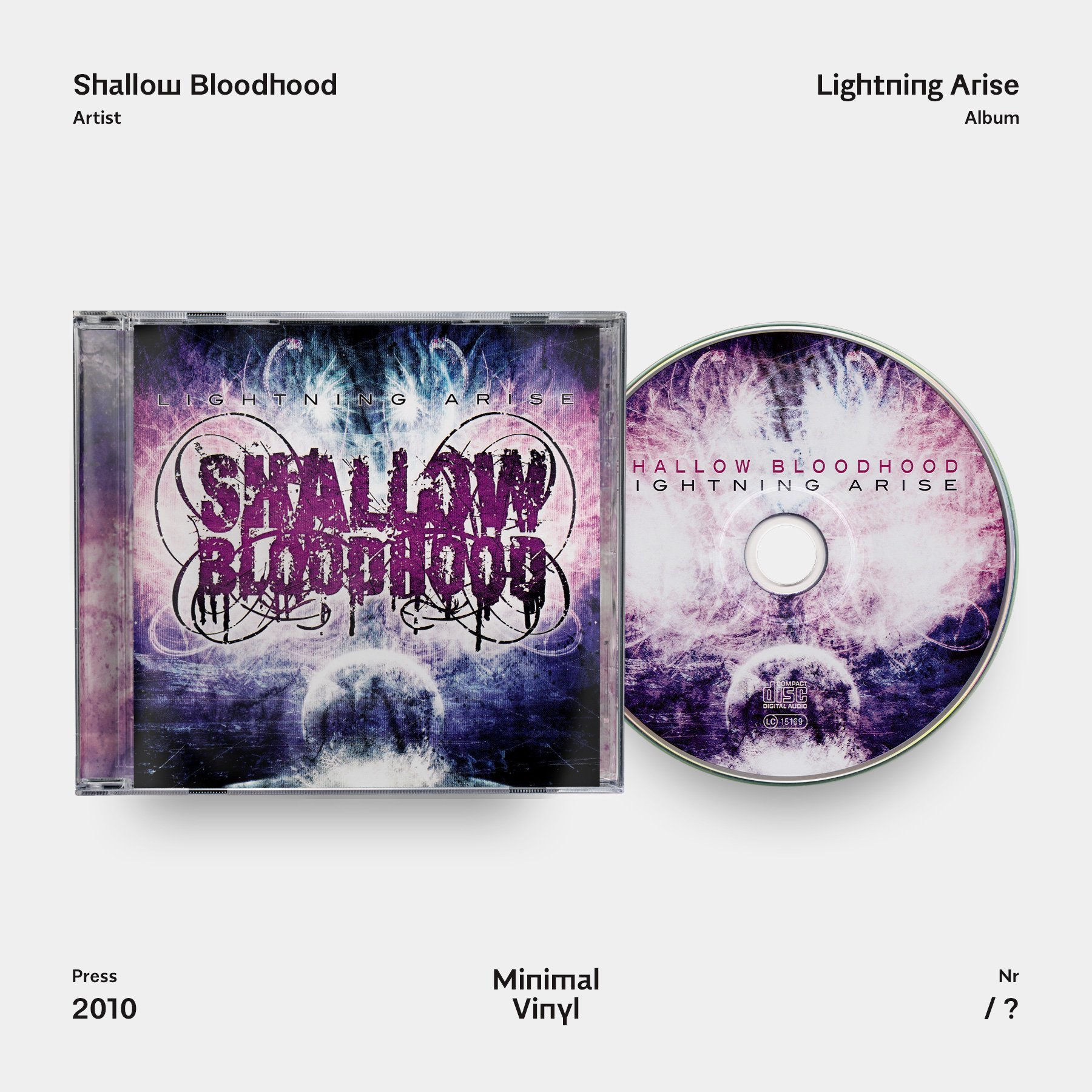Shallow Bloodhood Lightning Arise CD