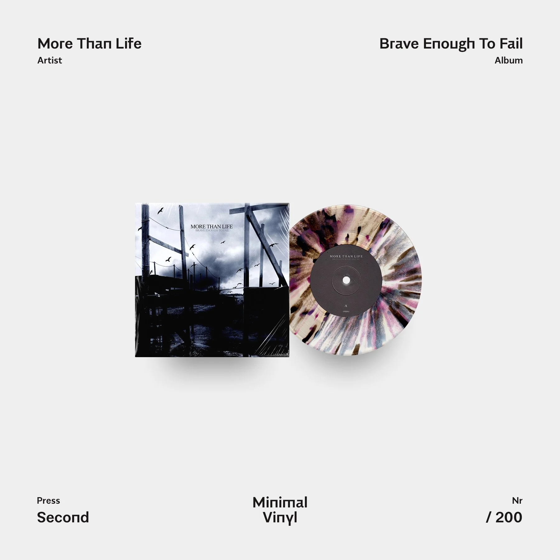 More Than Life Brave Enough To Fail Vinyl