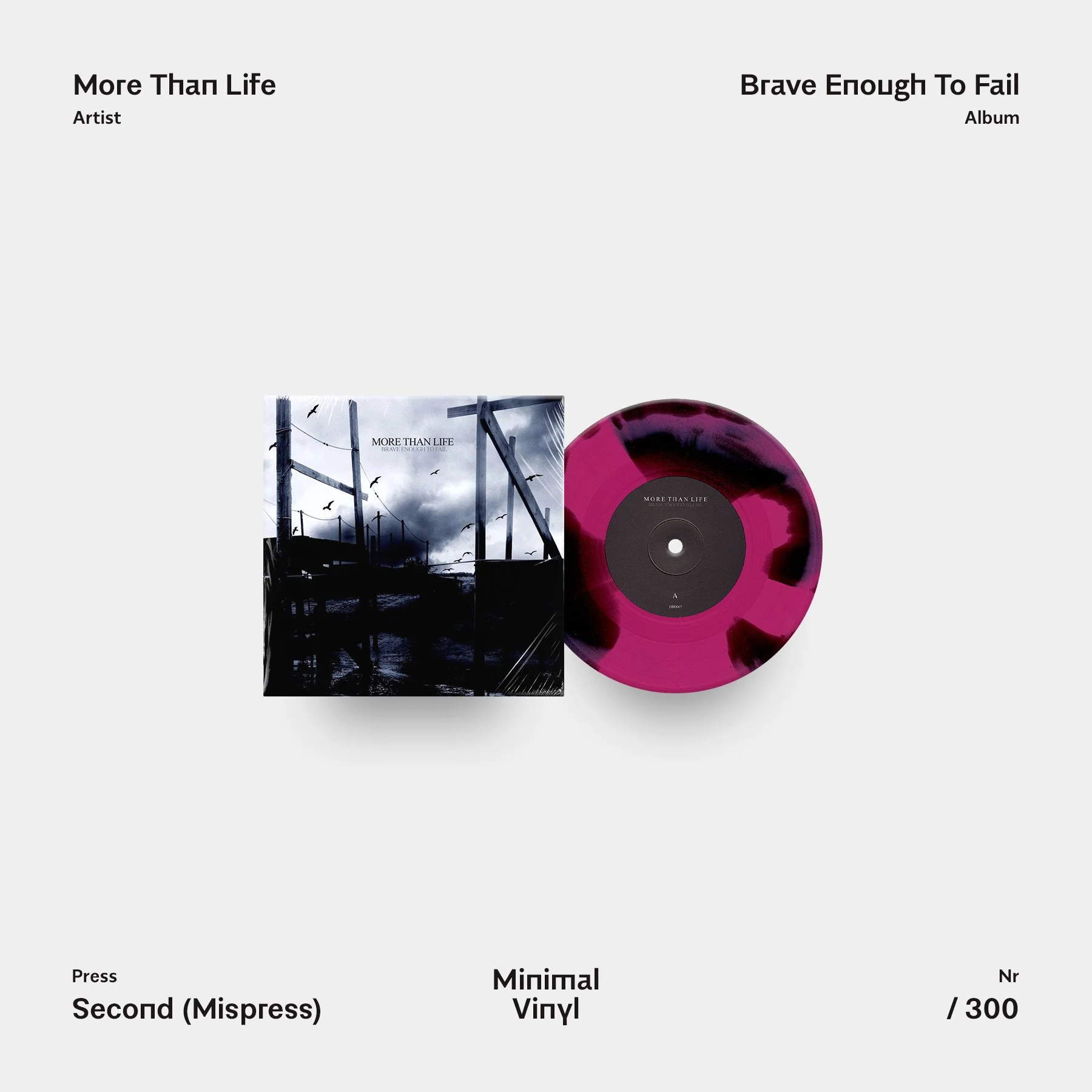 More Than Life Brave Enough To Fail Vinyl
