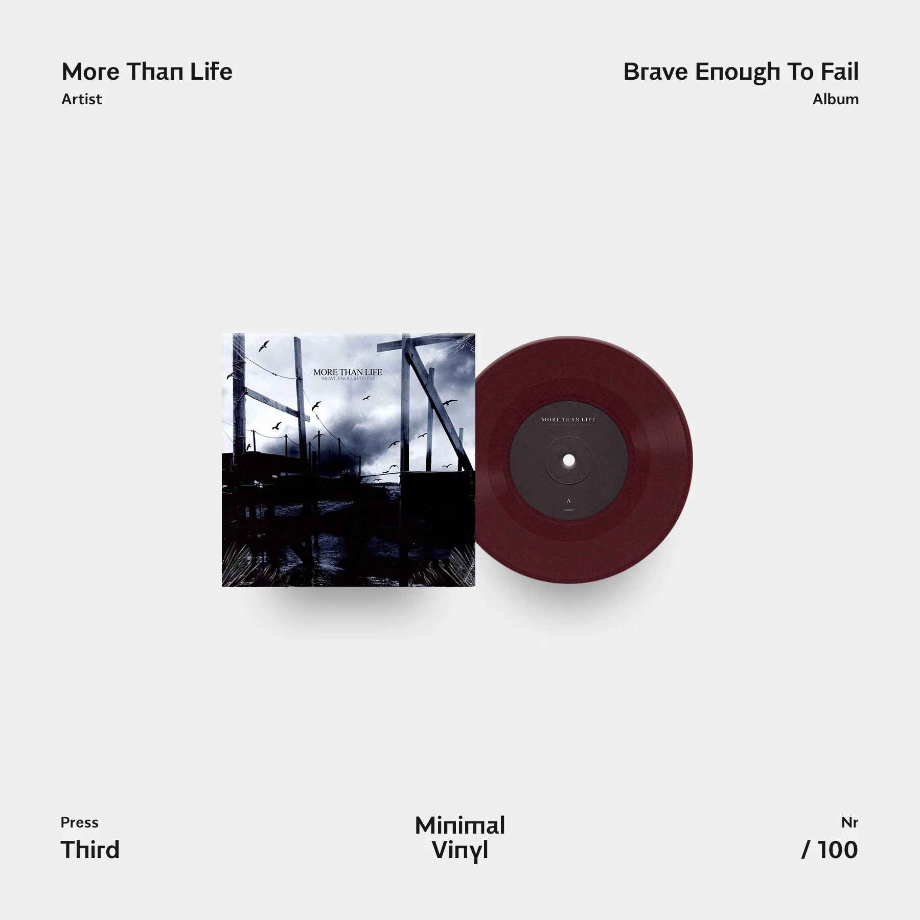 More Than Life Brave Enough To Fail Vinyl