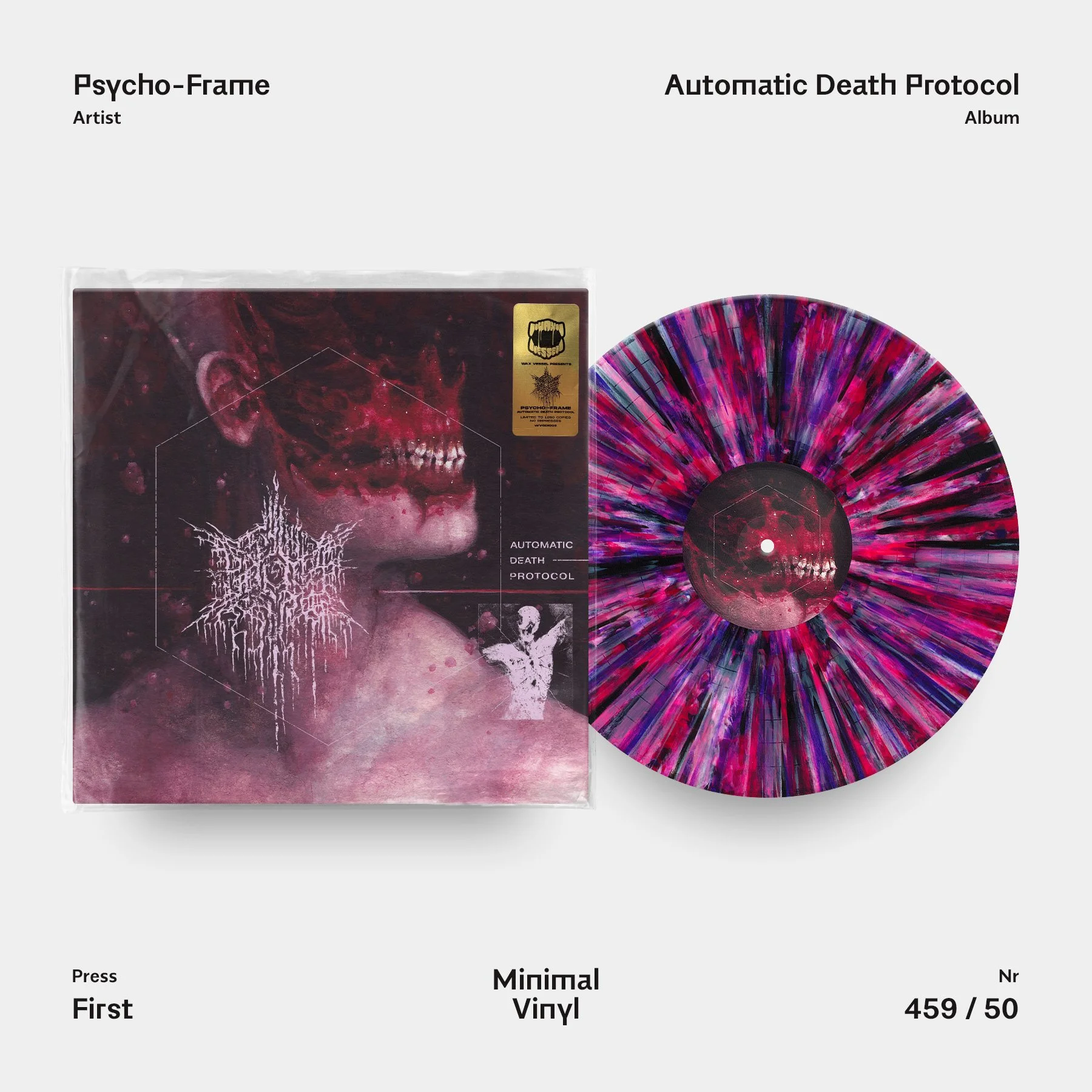 Psycho-Frame Automatic Death Protocol Infinity Splatter The Plot to Sig The Midwest Vinyl