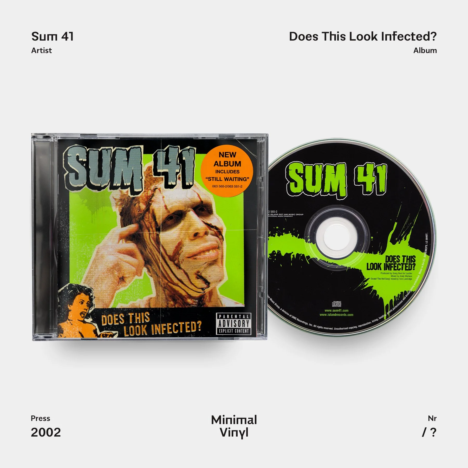 Sum 41 Does This Look Infected CD