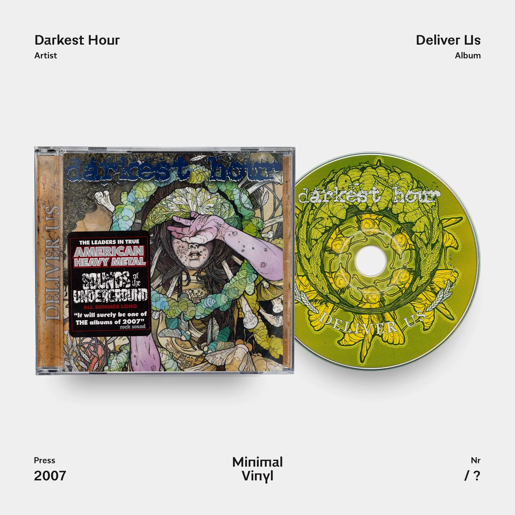 Darkest Hour Deliver Us CD