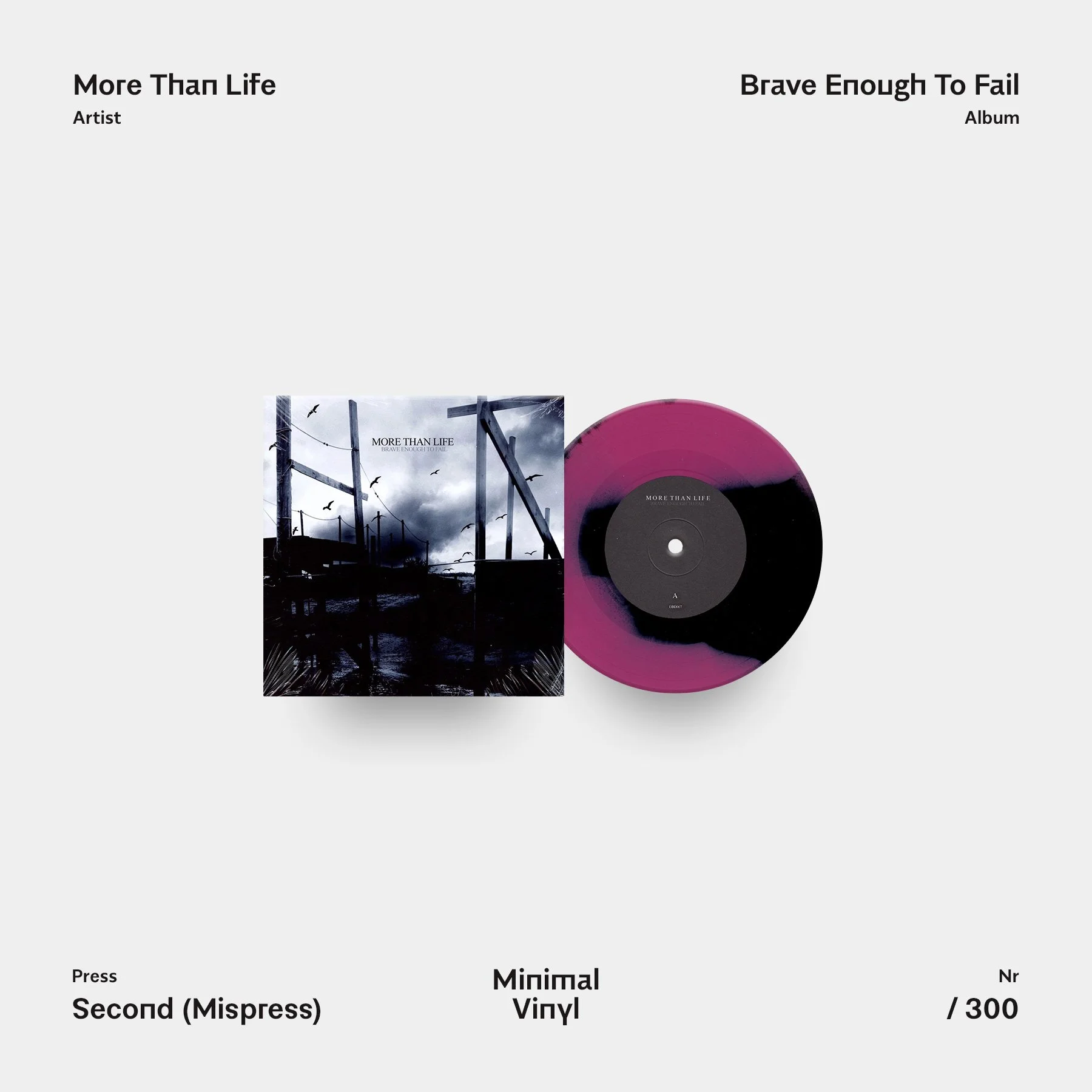 More Than Life Brave Enough To Fail Vinyl
