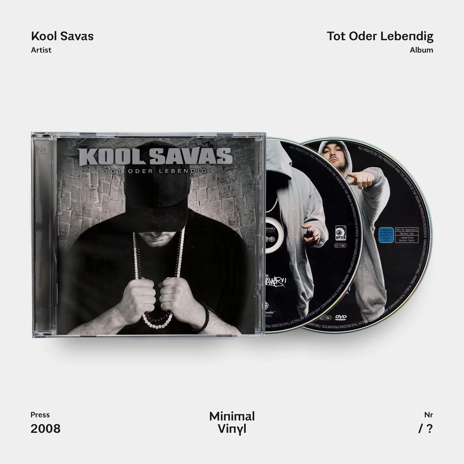 Kool Savas Tot Oder Lebendig CD