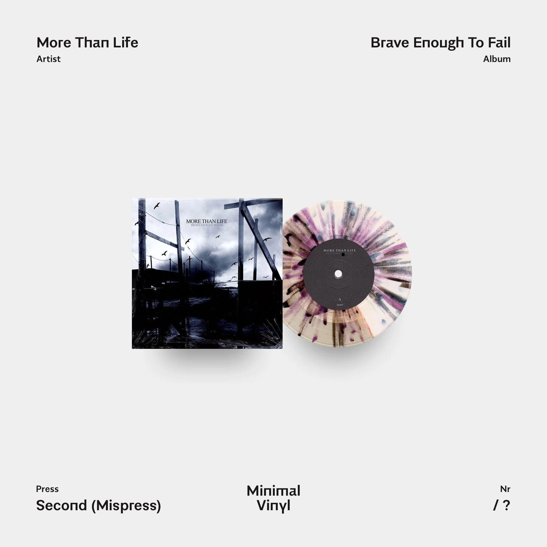 More Than Life Brave Enough To Fail Vinyl