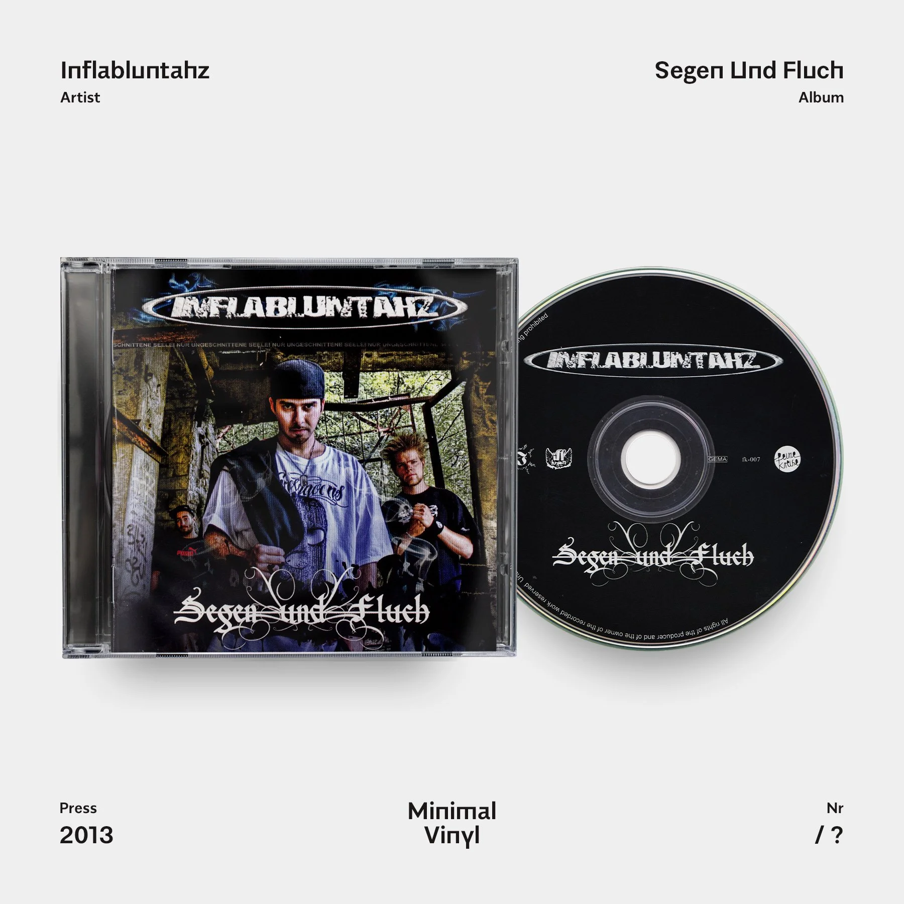 Inflabluntahz Segen Und Fluch CD