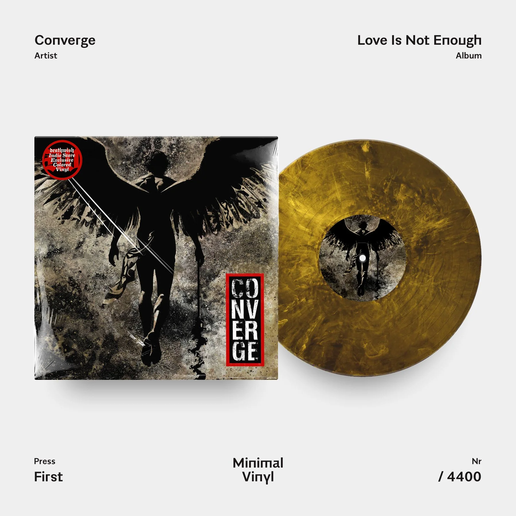 Converge Love Is Not Enough Golden God Vinyl