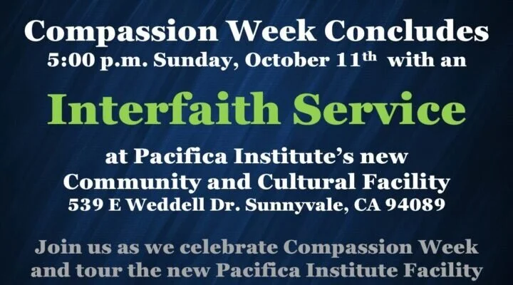 Compassion Week Interfaith Service at Pacifica