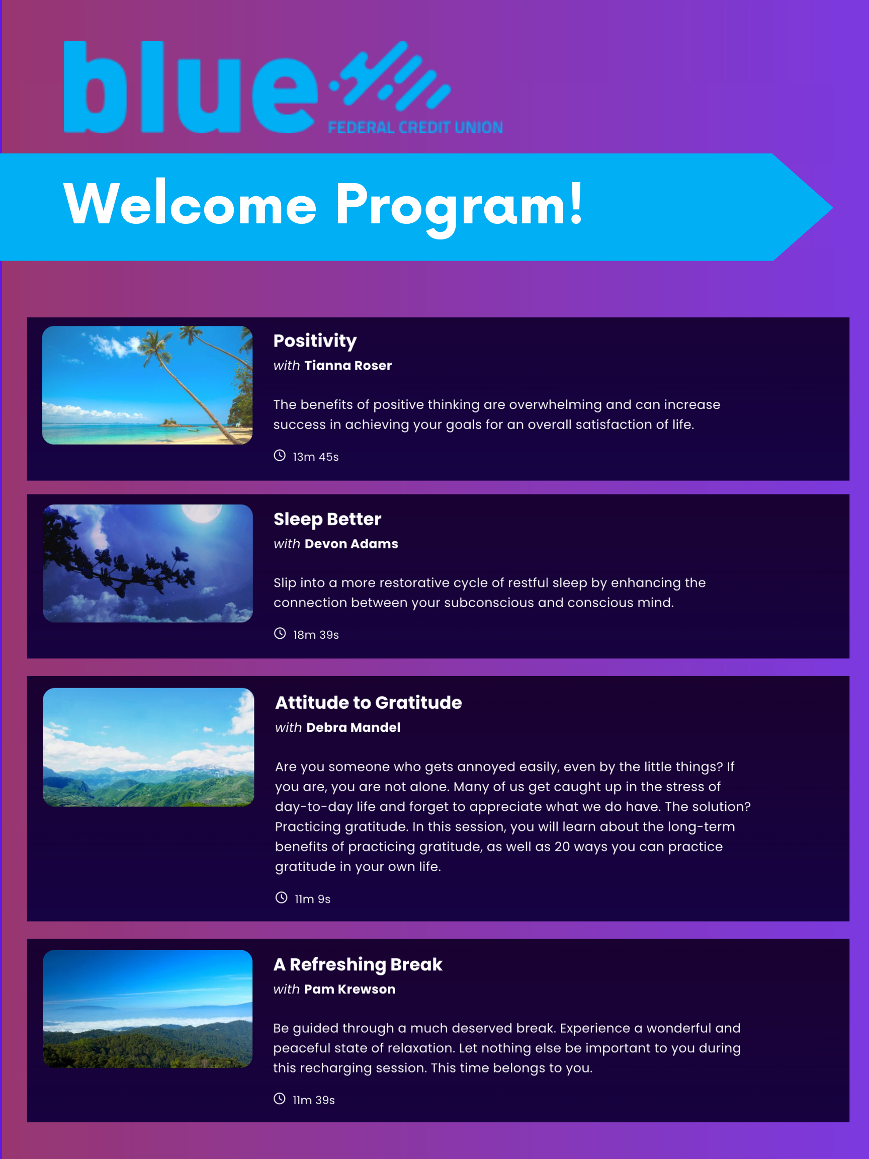 Blue FCU — Thrive360 A Revolutionary Approach to Workplace