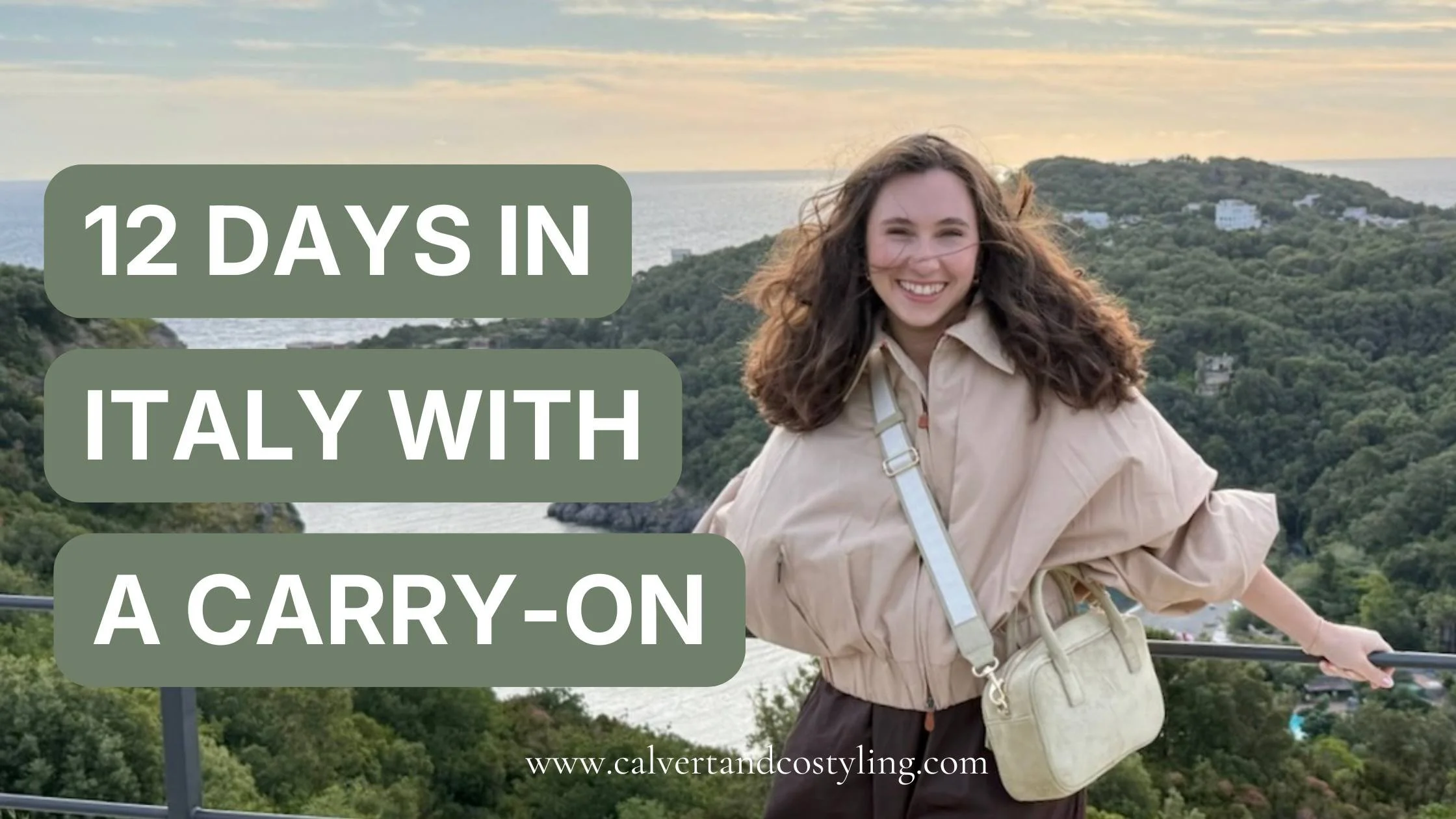 12 Days in Italy With a Carry-On: How I did it as a Personal Stylist