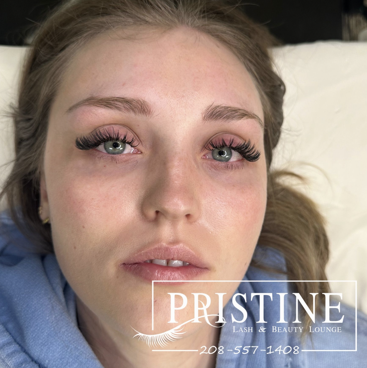 Hybrid Lash Extensions at Pristine Lash & Beauty Lounge in Idaho Falls