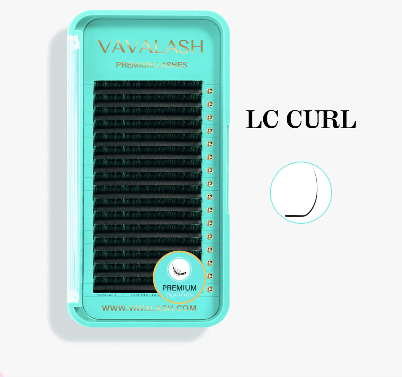 Vavalash LC Curl professional lash extenstions 0.07mm