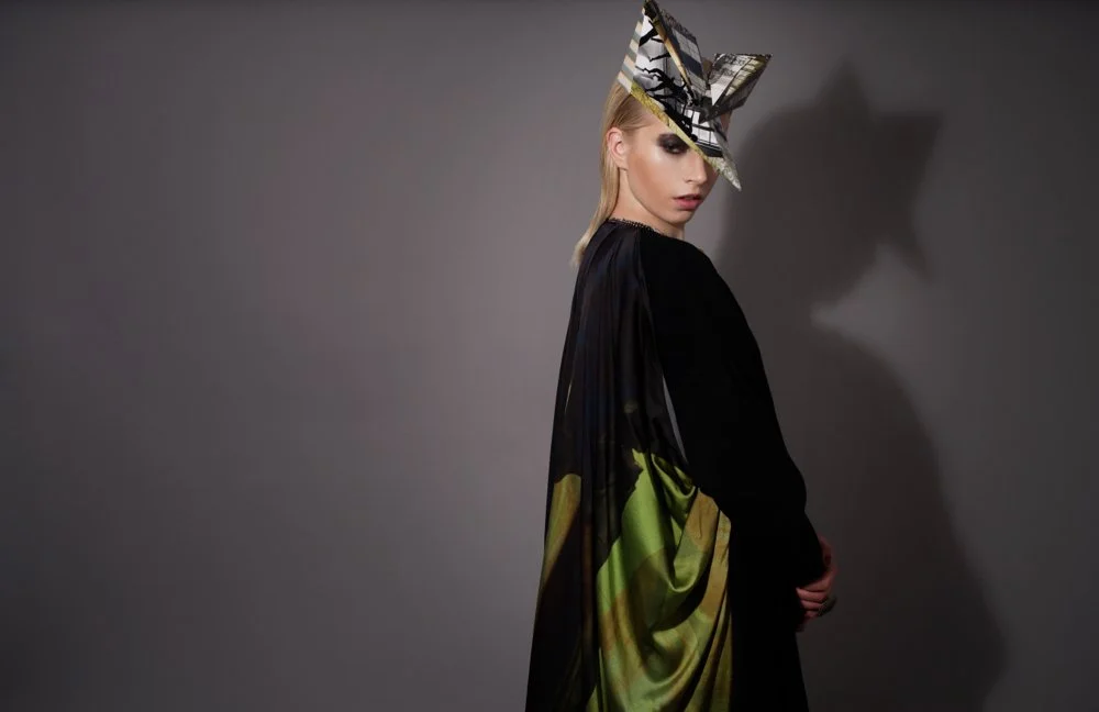 Prism headpiece, fashion project