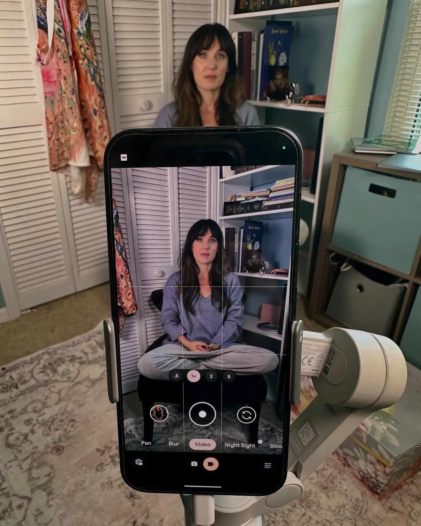 Wrapped our vertical short film series pilot on Saturday. Shot on Google Pixel with $70 Amazon lights and some Rode mics I already had for self tapes. Sometimes constraints breed the most creative solutions.
Directing and producing this one, with Ha