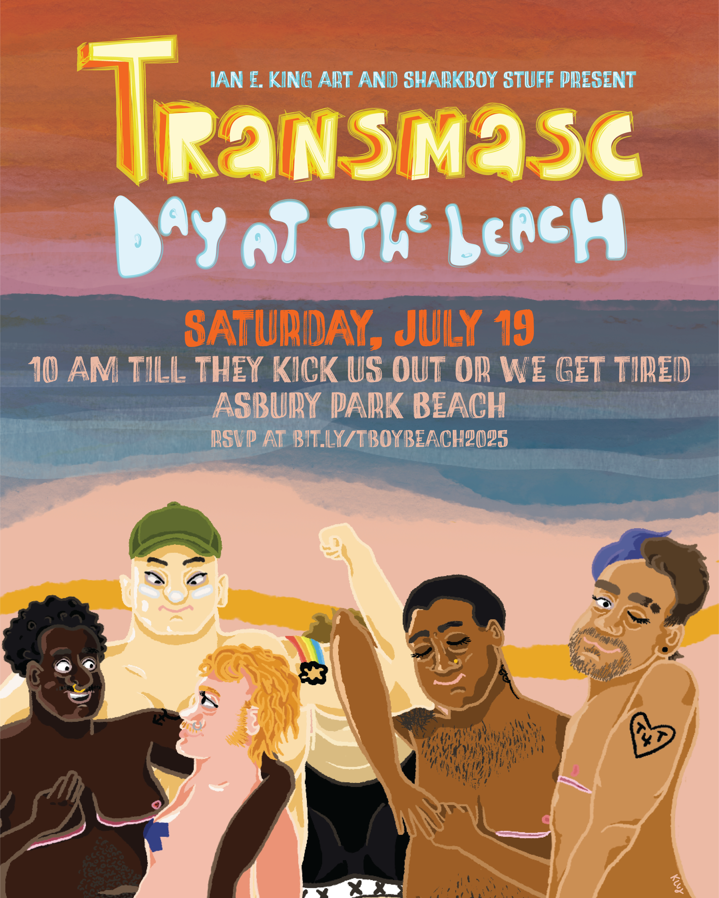transmasc day at the beach 2025