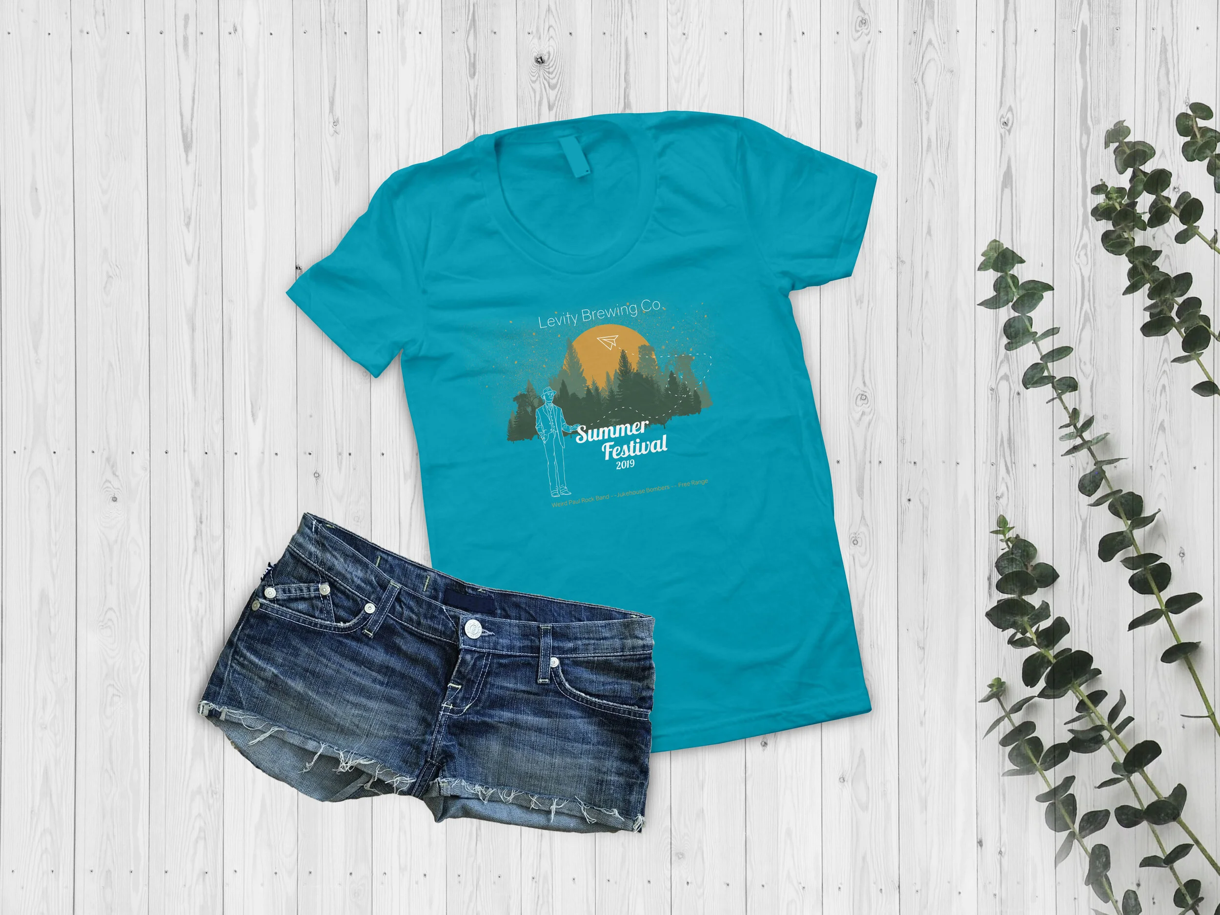This t-shirt was created for the annual summer festival.