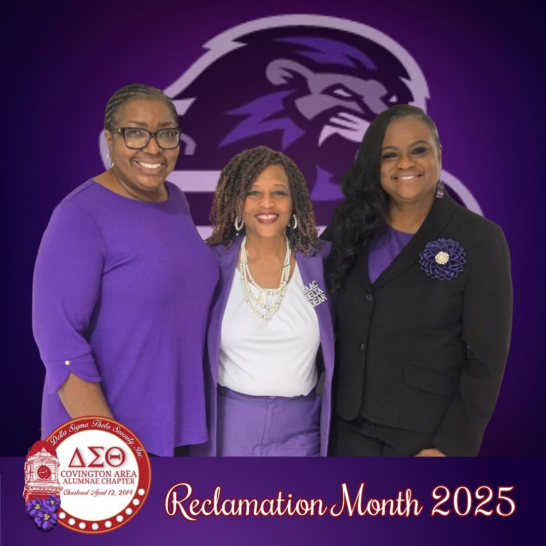 Covington Area Alumnae Chapter celebrated Reclamation Month with a spirited Homecoming-inspired luncheon. Sorors proudly wore their college colors and enjoyed a day of sisterhood, reconnection, and renewal. #caacdst #srdst #sisterhood #reclamationmon