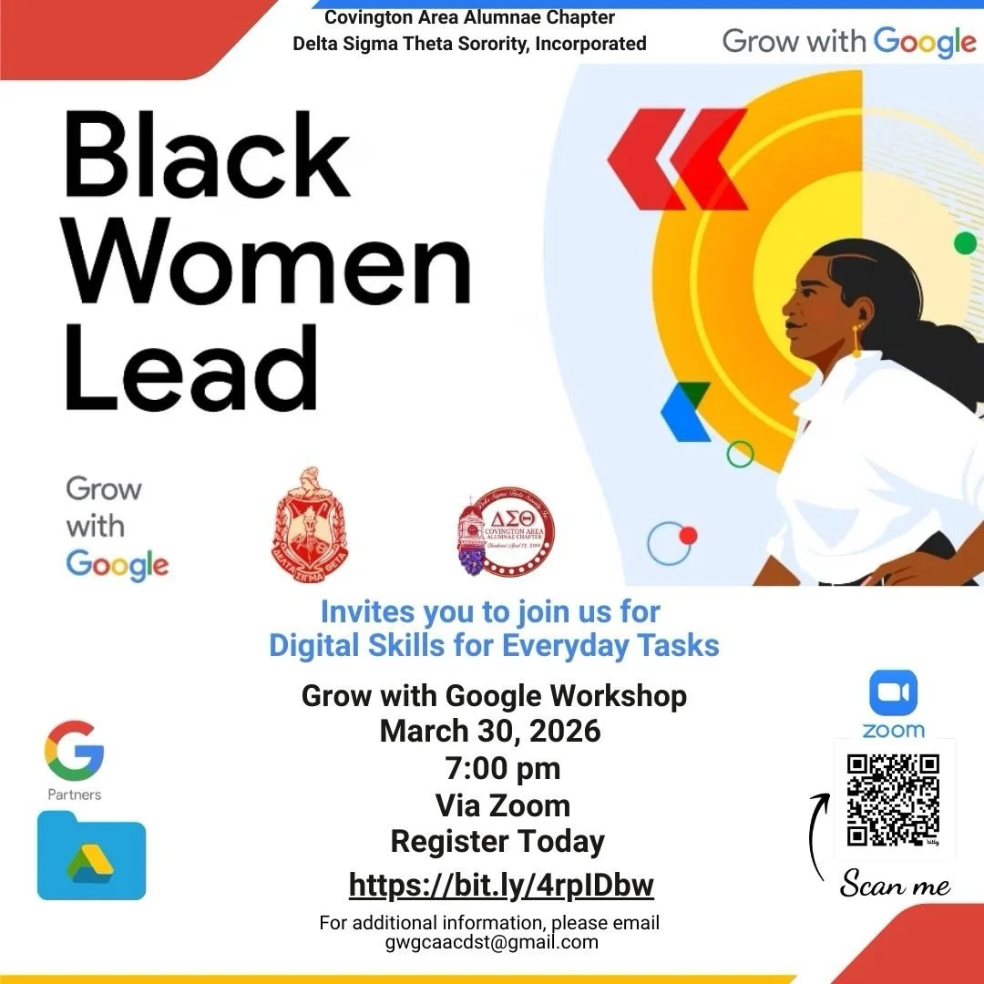 Grow with Google: Black Women Lead &ndash; Free Digital Skills Workshop

Grow with Google: Black Women Lead offers free digital skills workshops designed to help you find a job, grow your career, and strengthen your leadership skills.
Join us for &ld