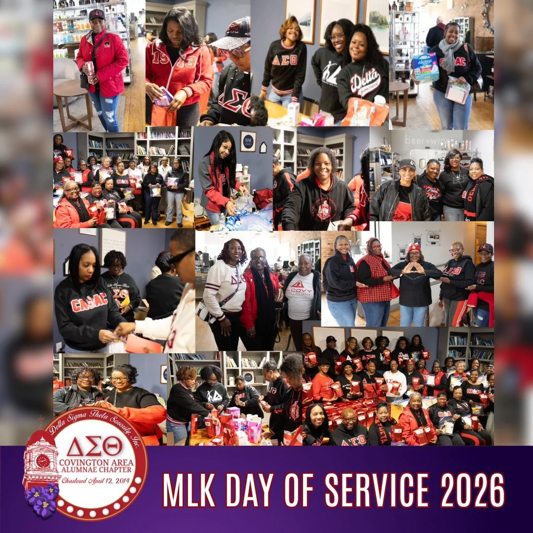 Take It Back Tuesday
Last month, we put service into action during our MLK Day of Service on January 19th.  Our chapter proudly packaged 97 period packs through our Cycle of Care Initiative and served lunch to approximately 60 unsheltered families at