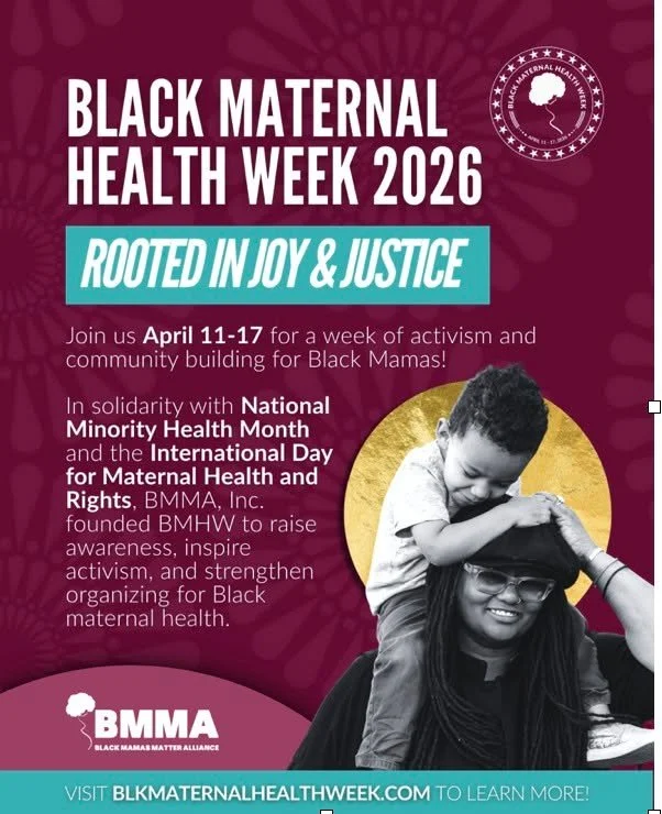 Today marks the start of Black Maternal Health Week 2026 (#BMHW26)! 🌿

The Physical and Mental Health Committee of the Covington Area Alumnae Chapter of Delta Sigma Theta Sorority, Inc. is proud to stand in solidarity with @BlackMamasMatterAlliance 