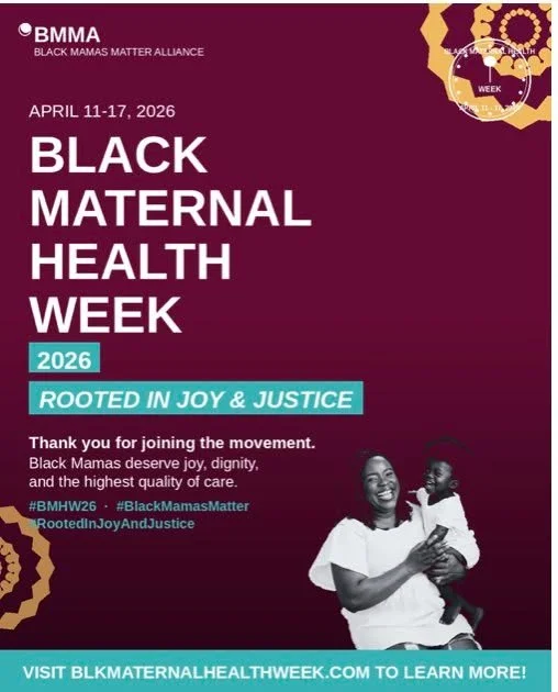 Today, we close out Black Maternal Health Week 2026 with gratitude, love, and a renewed commitment to Black Mamas everywhere. 🌸✊🏾

This week, we learned. We shared. We advocated. And now, we act.

The Physical and Mental Health Committee of the Cov