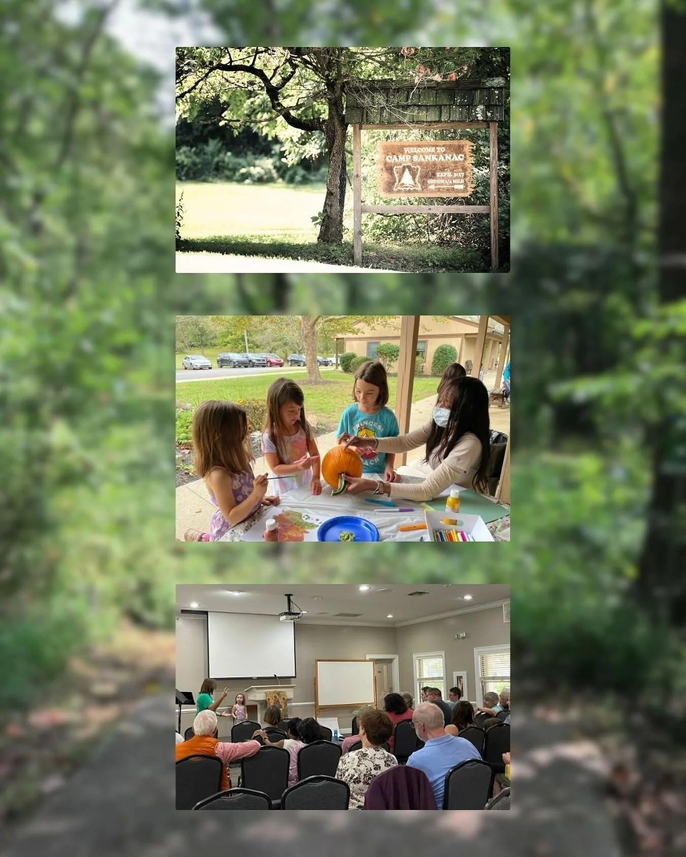 It was a restful, stretching and joyful church on Saturday at Camp Sankanac! Thanks to all who came and helped!