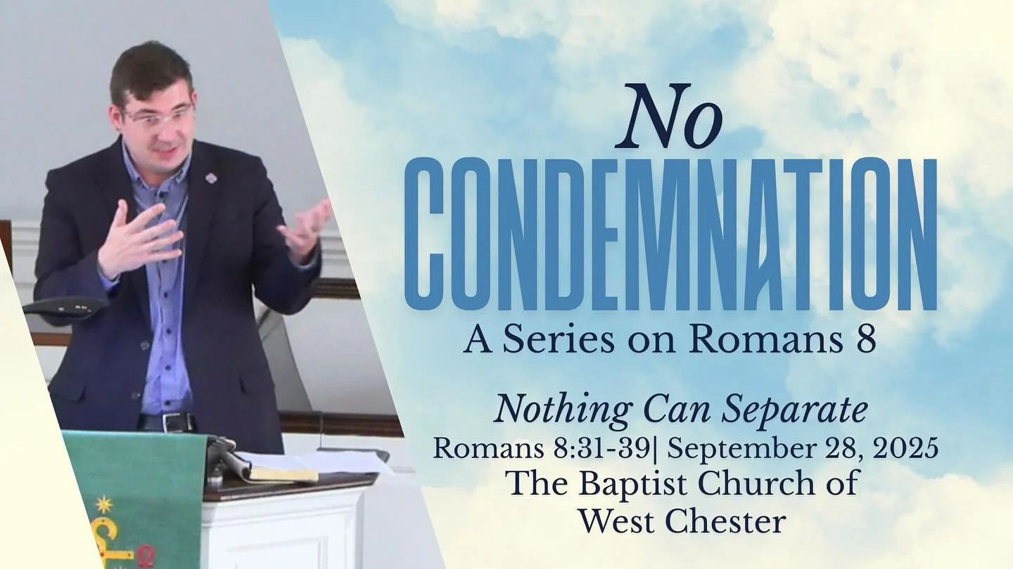 On Sunday, @evanduncan concluded our series on Romans 8 and reminded us that nothing can separate us from God&rsquo;s love. 
Watch the sermon on YouTube or listen on our podcast channel.