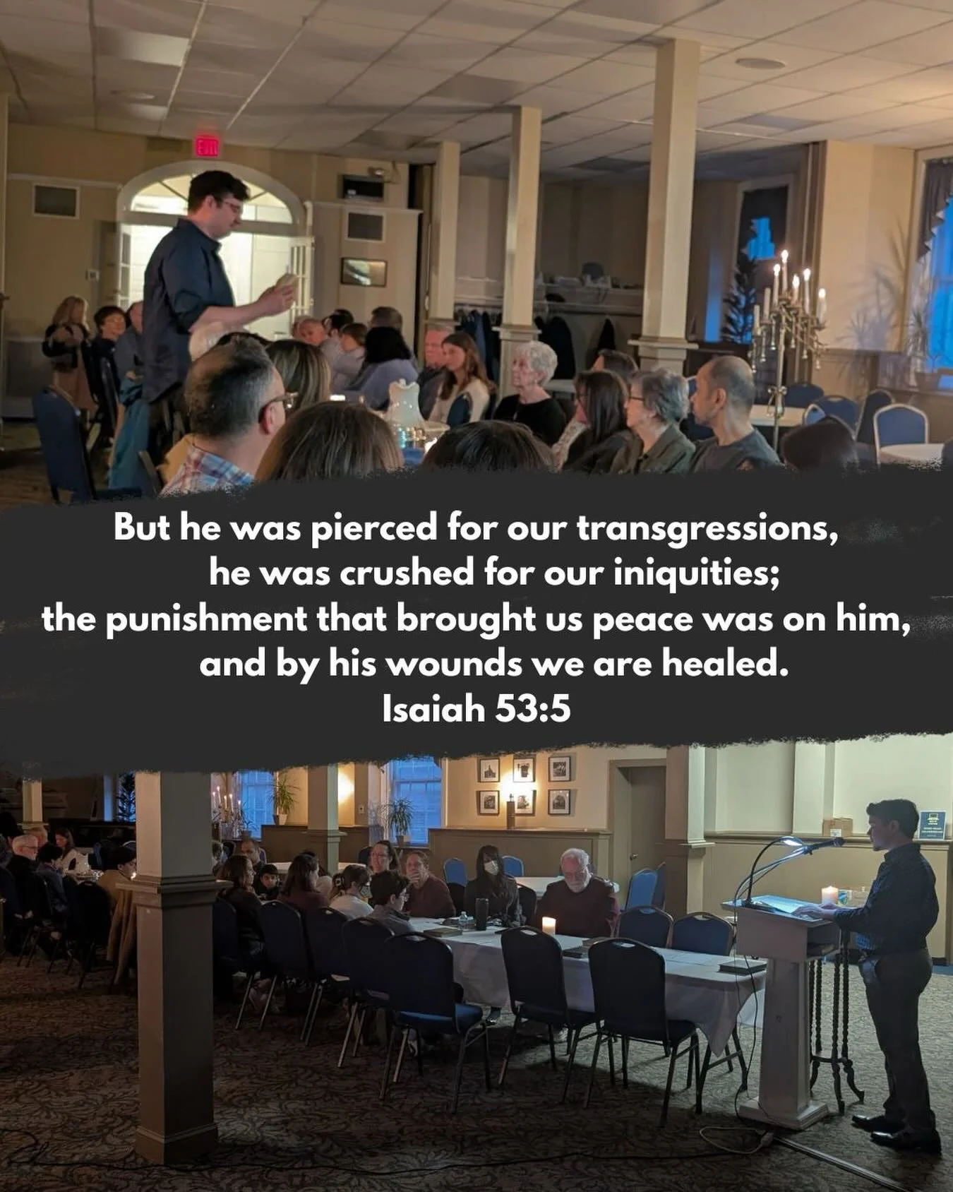 Last night we remembered Christ&rsquo;s sacrifice and celebrated Communion together.