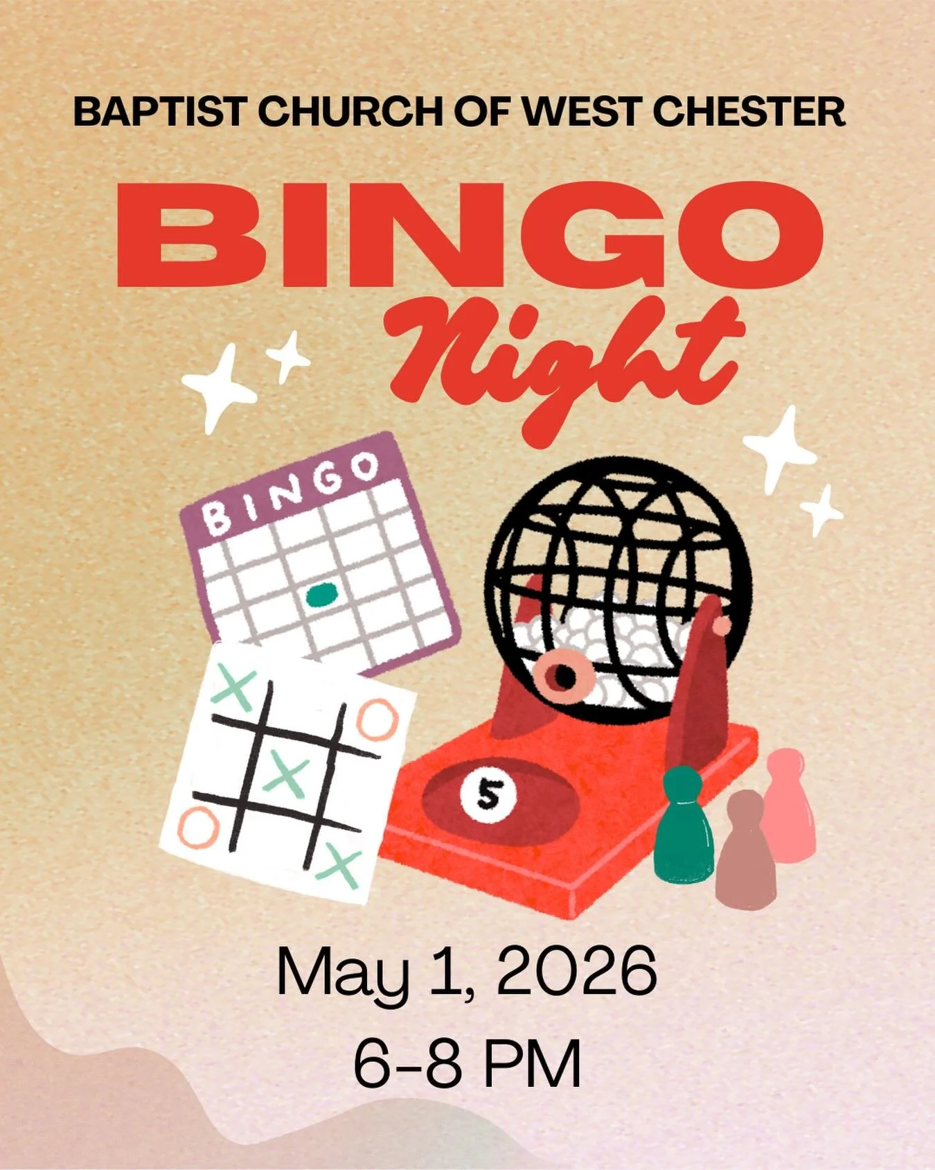 Bingo night is Friday! Will you be there?