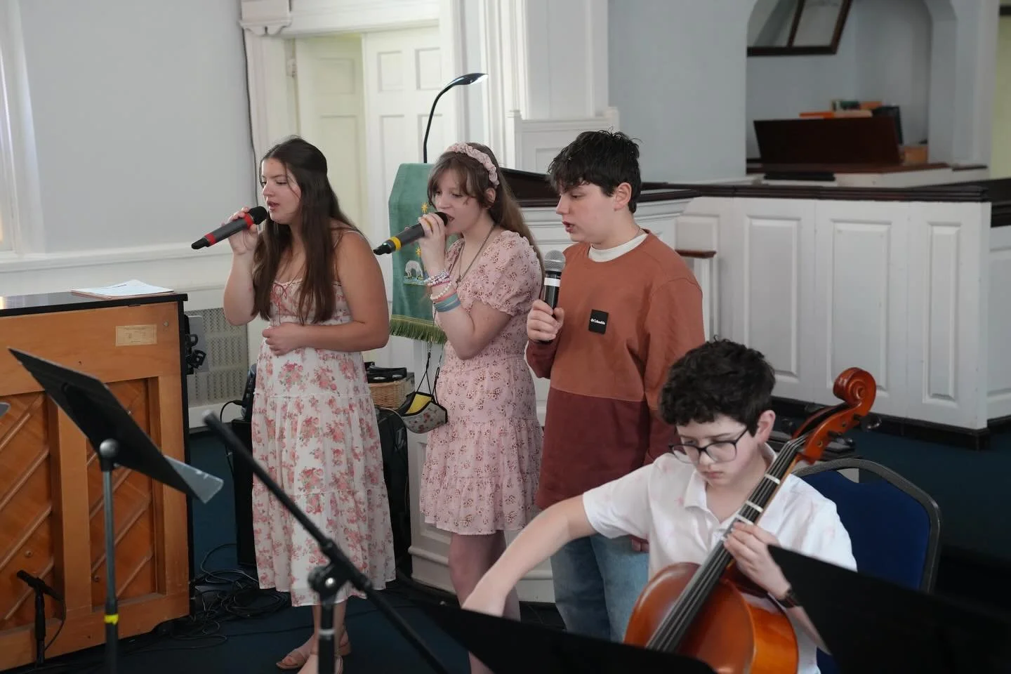 What a blessing it was to be led by our youth on Sunday! Thank you, students, for sharing your talents and voices with your community. You are loved!