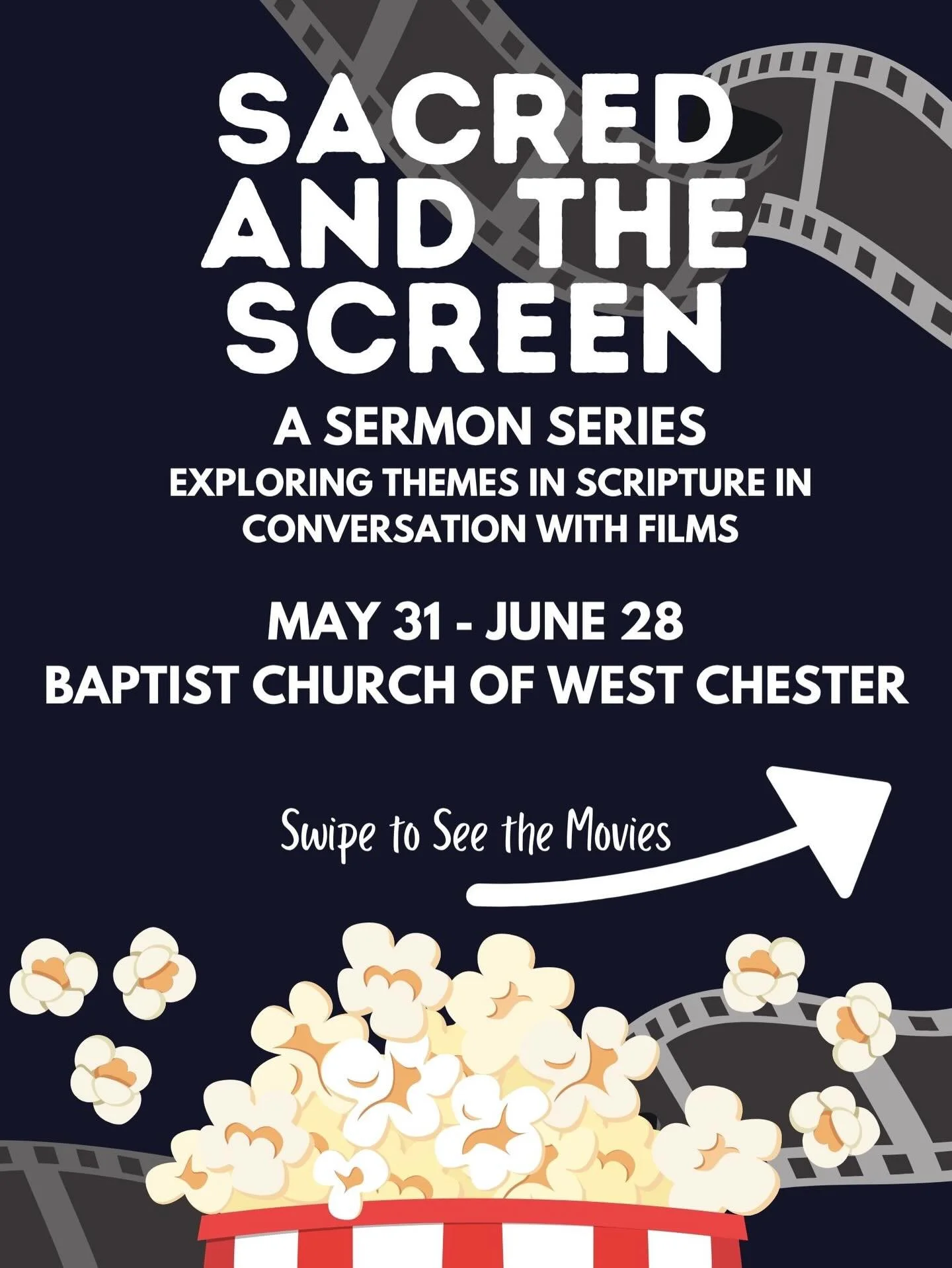 A sermon series putting films in conversation with scripture is coming this summer! Which of these movies have you seen?