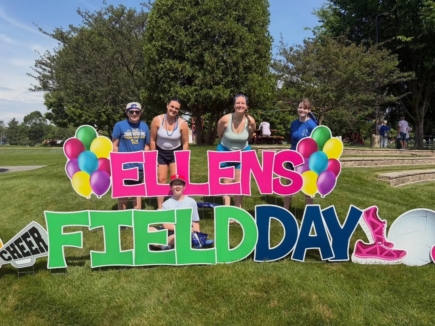 Our team at Ellen&rsquo;s Field Day today supporting the Ellen Salome Memorial Fund!