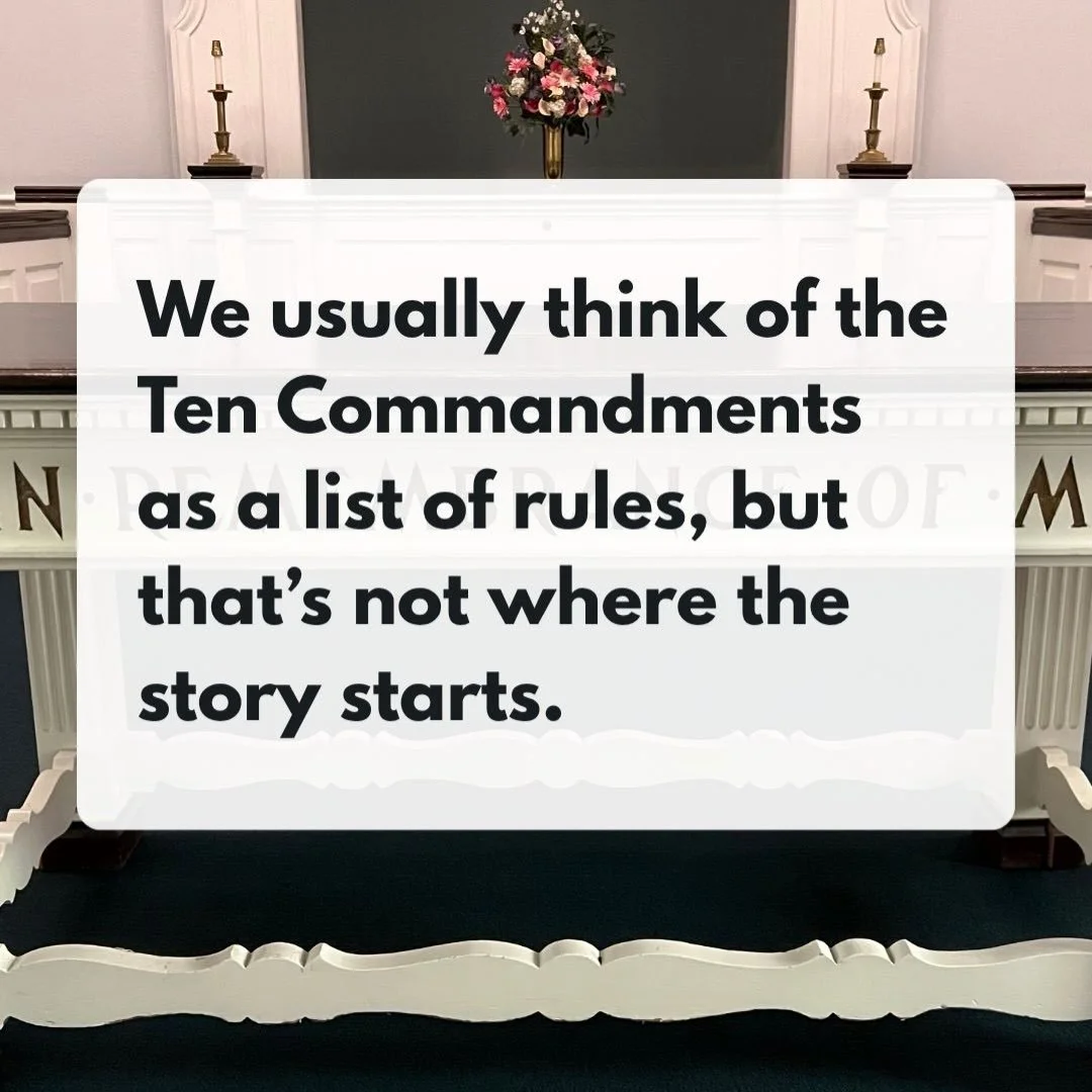 You are invited as we take communion and start a new sermon series on Sunday at 10!